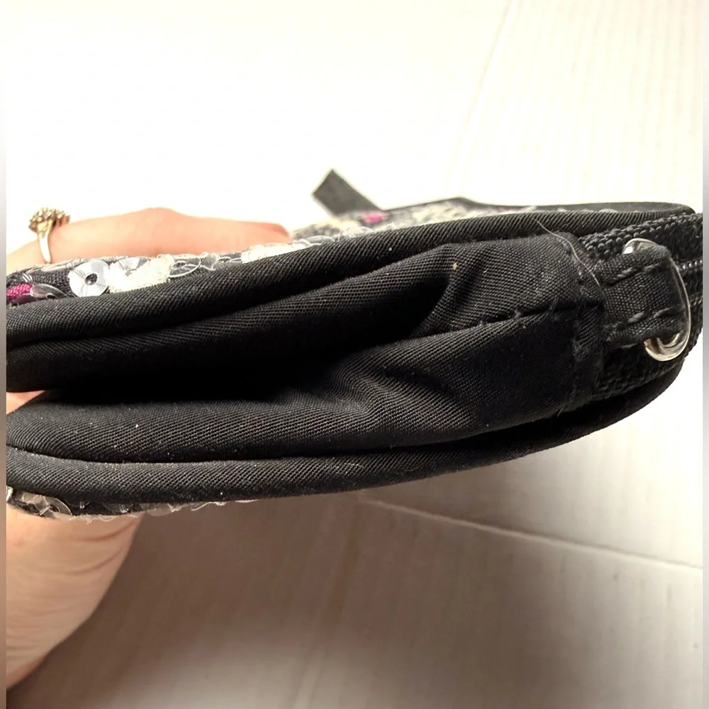 Vera Bradley Shimmer Sequins Wristlet Clutch Purse In‎ 